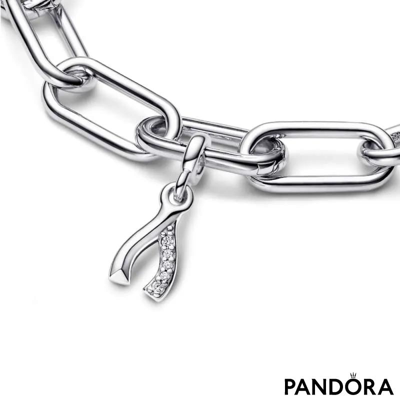 Mini viseči obesek Pandora ME s srečno kostjo 