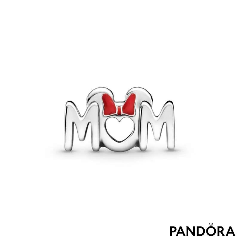 Obesek z Disneyjevo junakinjo Mini Miško, njeno pentljico in napisom »Mum« (mama) 
