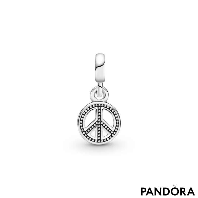 Mini viseči obesek Pandora ME s simbolom miru 