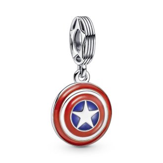 Viseči obesek s ščitom Stotnika Amerike iz Marvelovih Maščevalcev