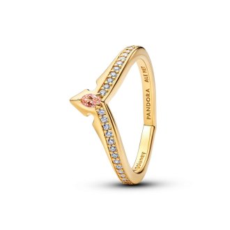 Disney Princess Aurora prstan iz 14k pozlate