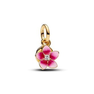 Disney Moana Flower viseči obesek iz 14k pozlate